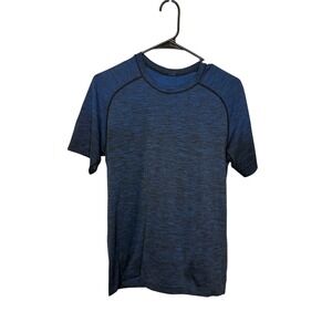 Lululemon Mens Short Sleeve blue Activewear T Shirt